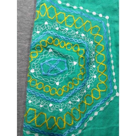 Lilly Pulitzer Dress Sz 4 Strapless Comb Get it Bowen Green Embroidered‎ Mini - Picture 2 of 5